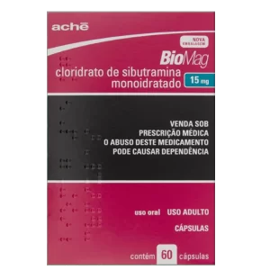 Cloridrato de sibutramina 15mg com 30