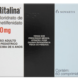 Ritalina Cloridrato de Metilfenidato 10mg 30 comprimidos