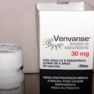 Venvanse sem receita ou lisdexanfetamina 30mg 28 cápsulas